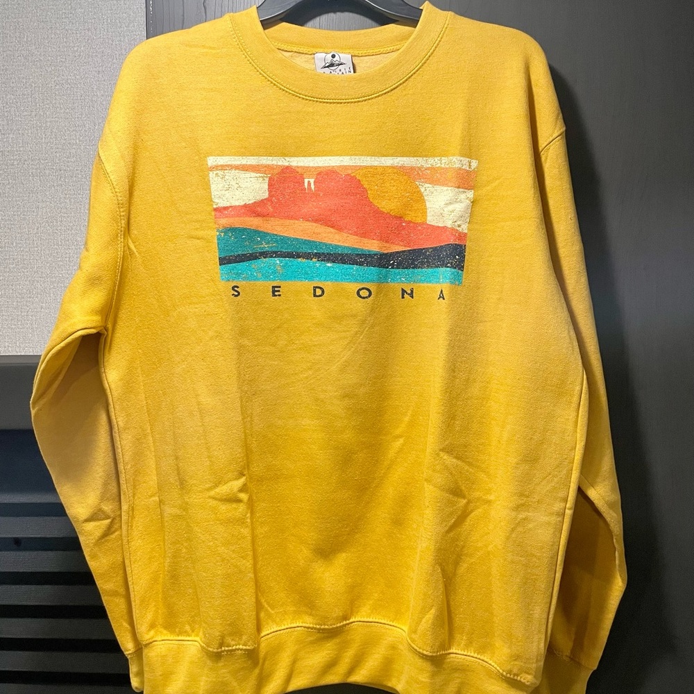 Yellow Sedona sweatshirt